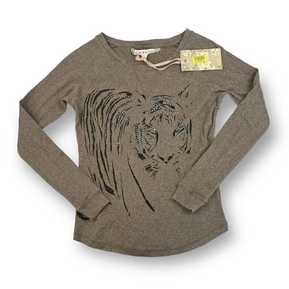 Chelsea & Violet Tiger Top Size Extra Small